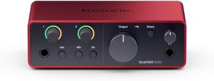 Interface Focusrite Scarlett Solo 4TH GEN