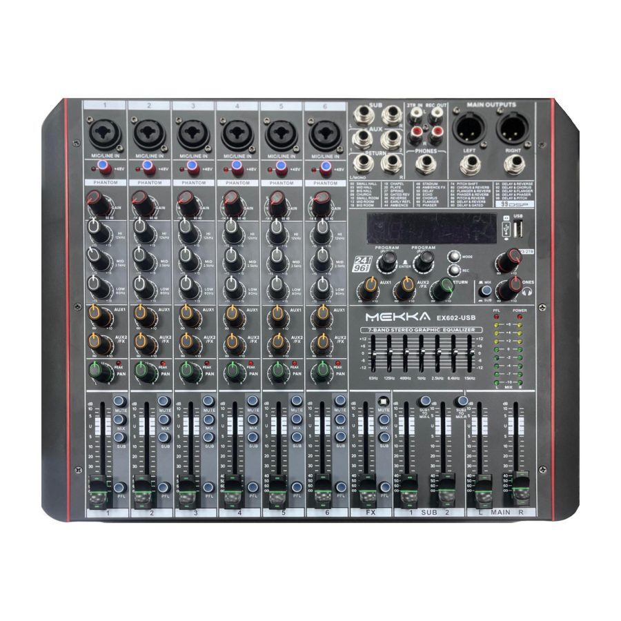 MESA DE SOM MEKKA EX602-USB — foto 1