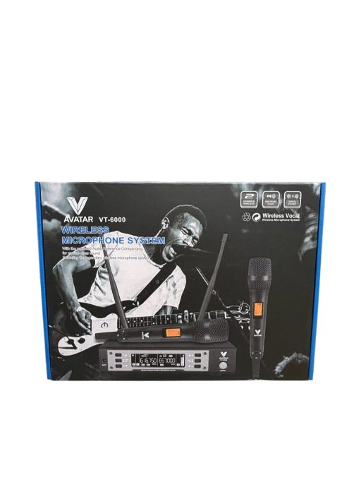 MICROFONO INALAMBRICO DOBLE AVATAR VT6000 — foto 1